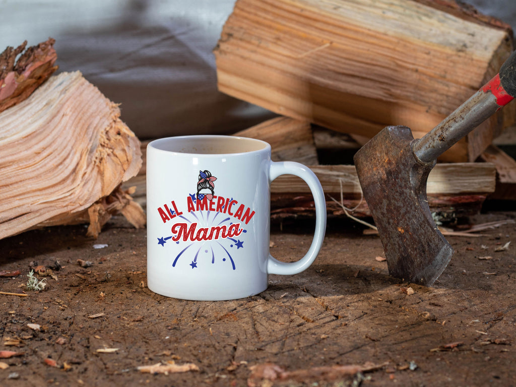 All American - White Coffee Mug