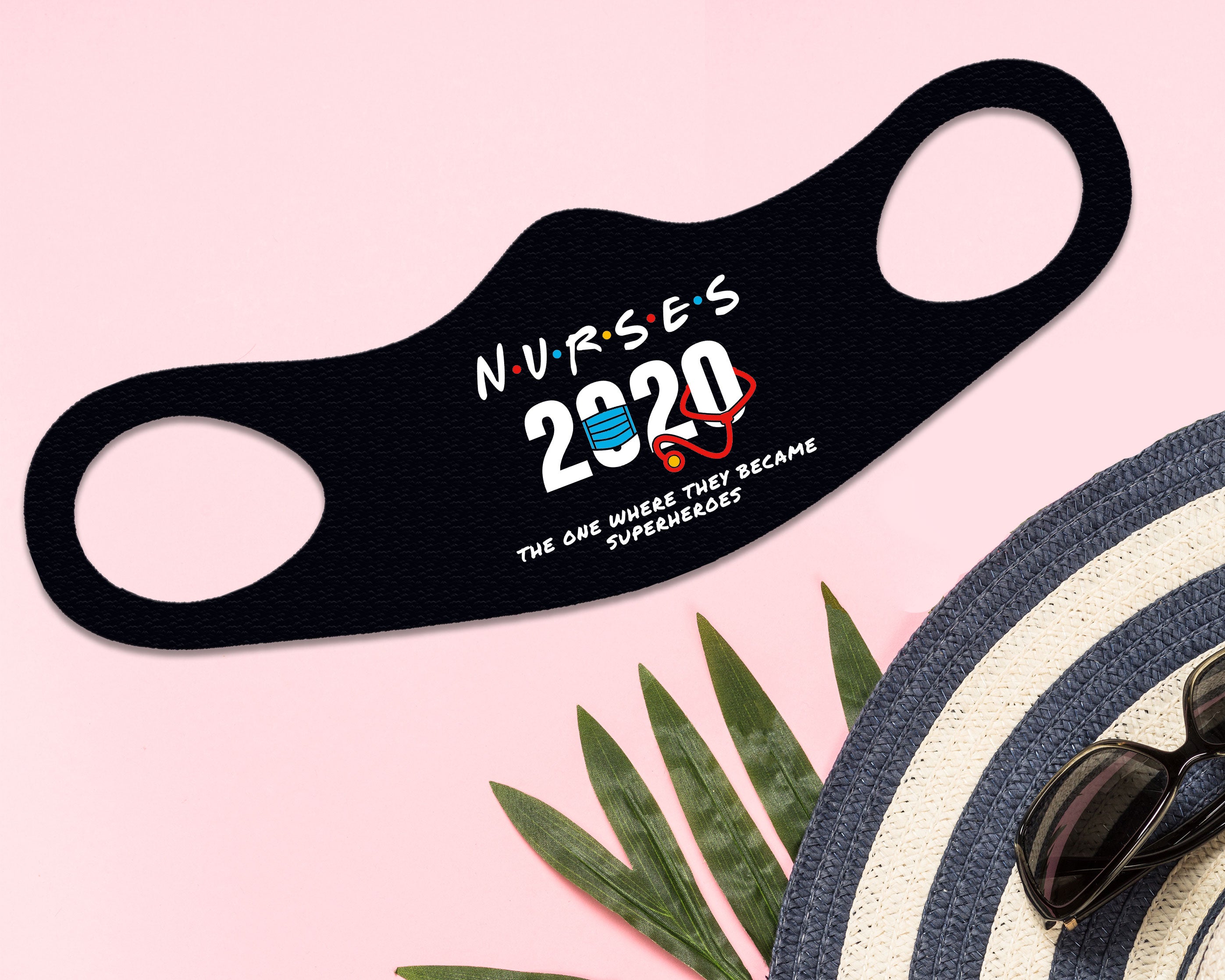 Nurses 2020 Face Mask Fitted and Personalized