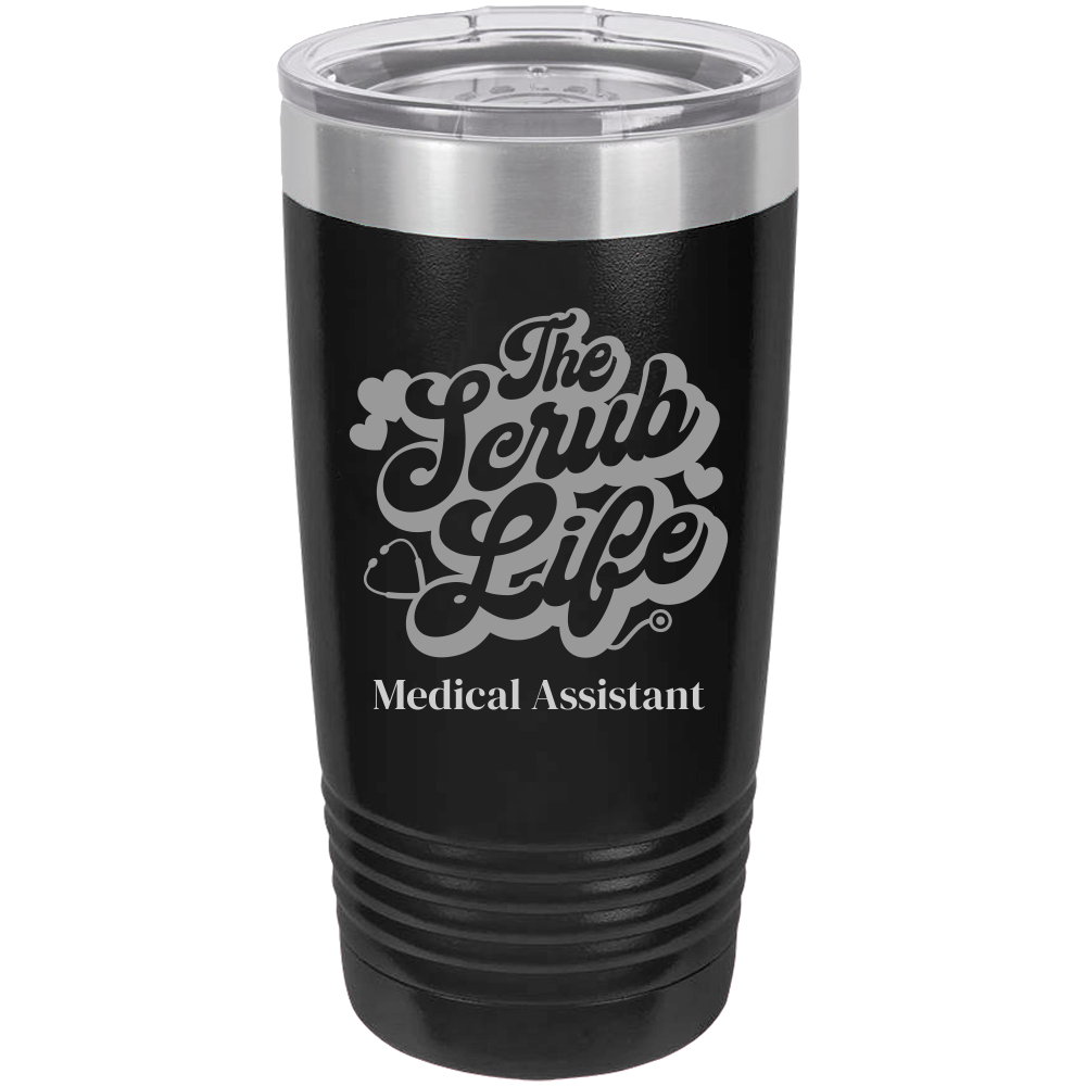 Scrub Life Personalized Polar Camel - 20 oz Insulated Tumbler