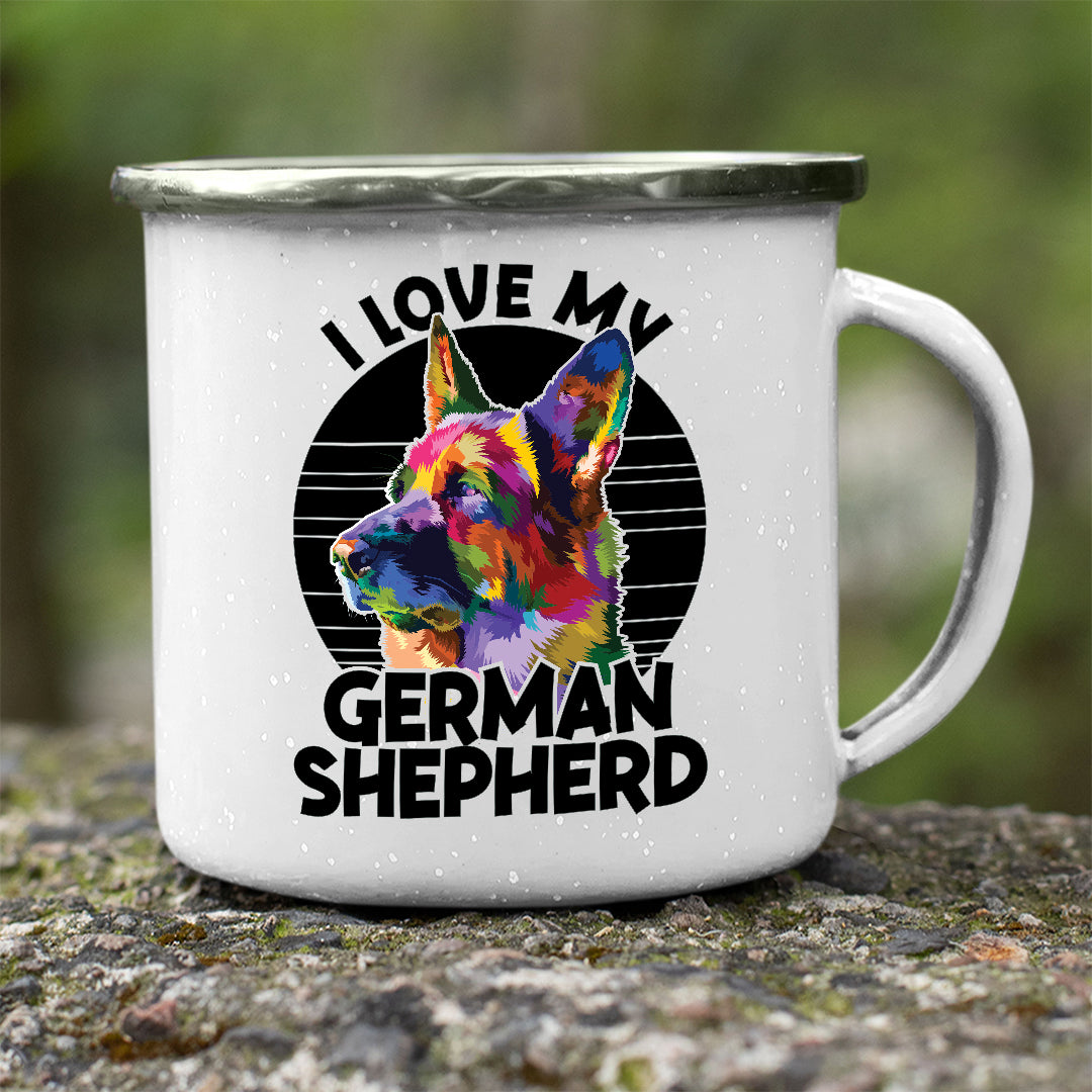 German Shepherd Stainless Steel Mug