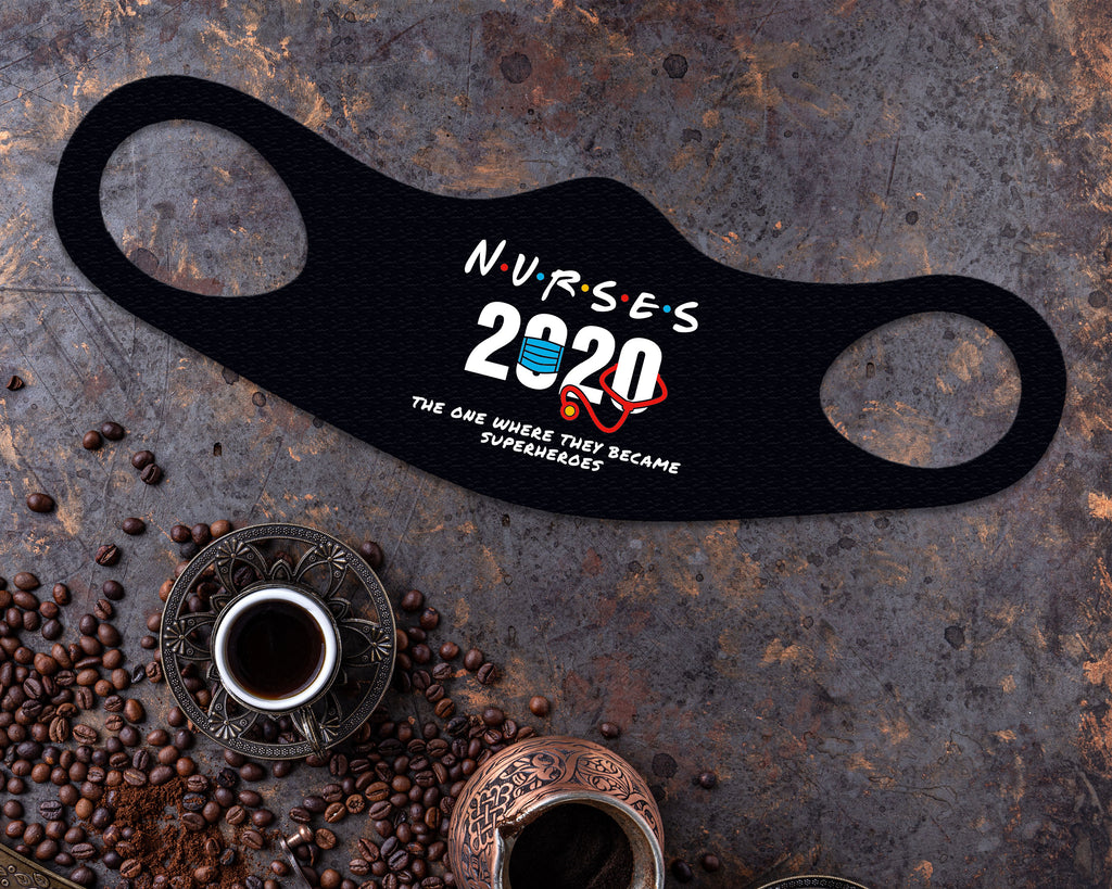 Nurses 2020 Face Mask Fitted and Personalized