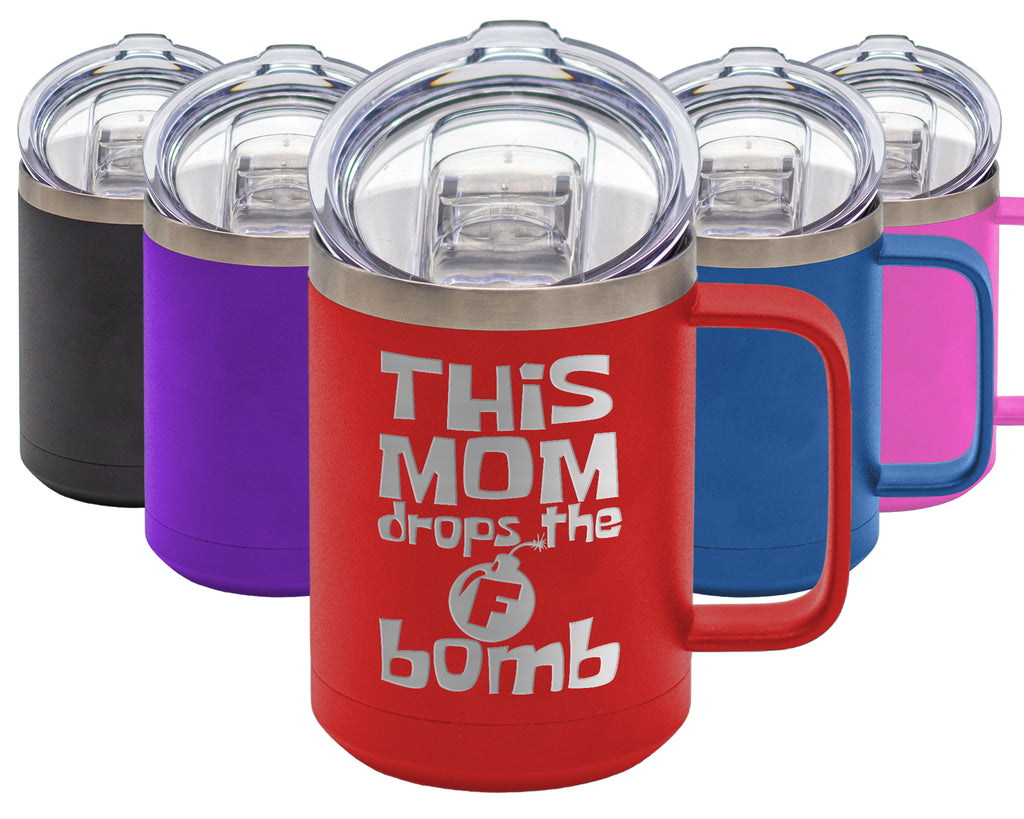 The F Bomb - Coffee Laser Etched Tumbler