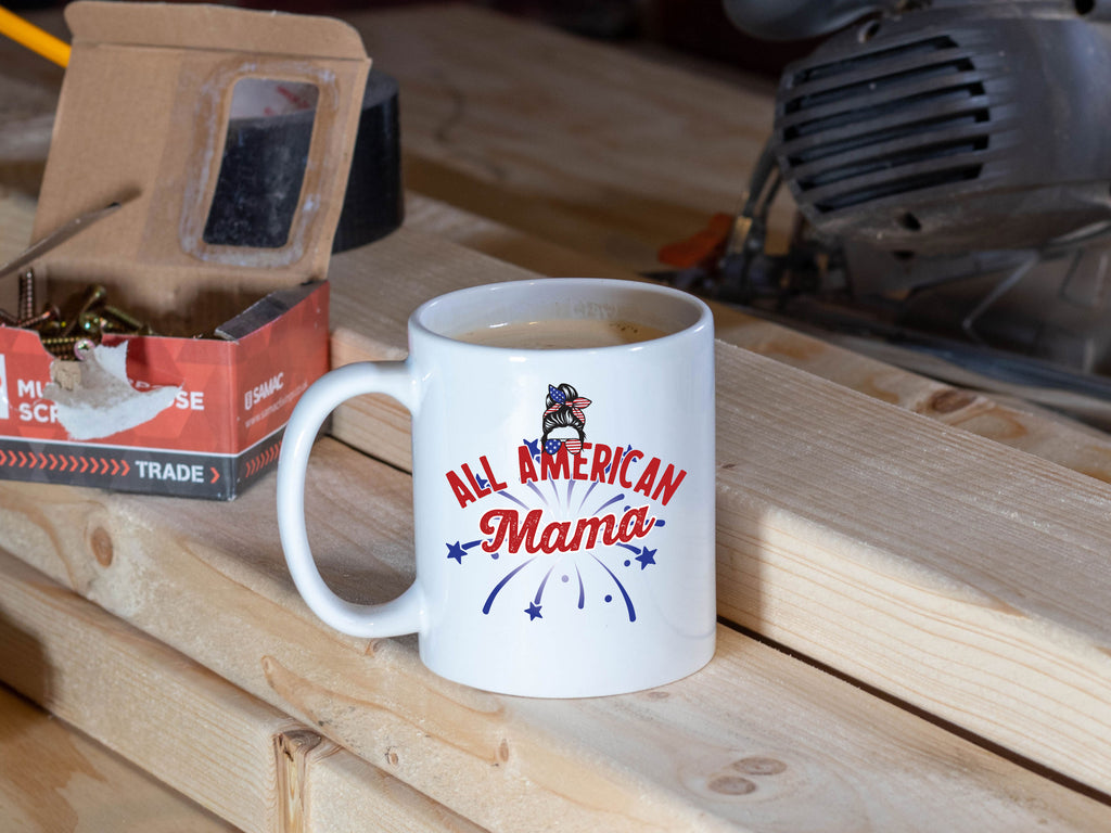 All American - White Coffee Mug