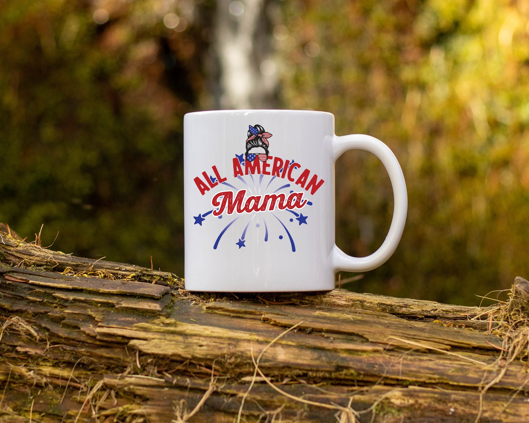 All American - White Coffee Mug