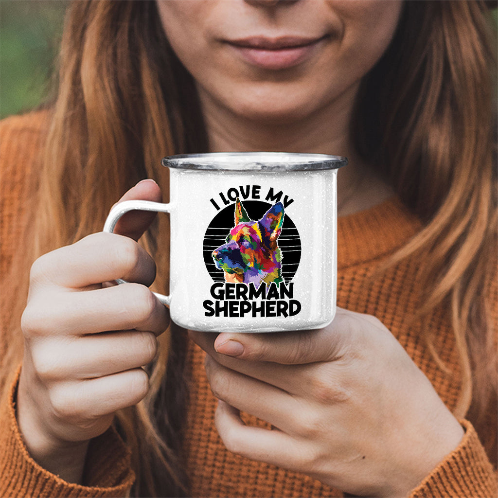 German Shepherd Stainless Steel Mug