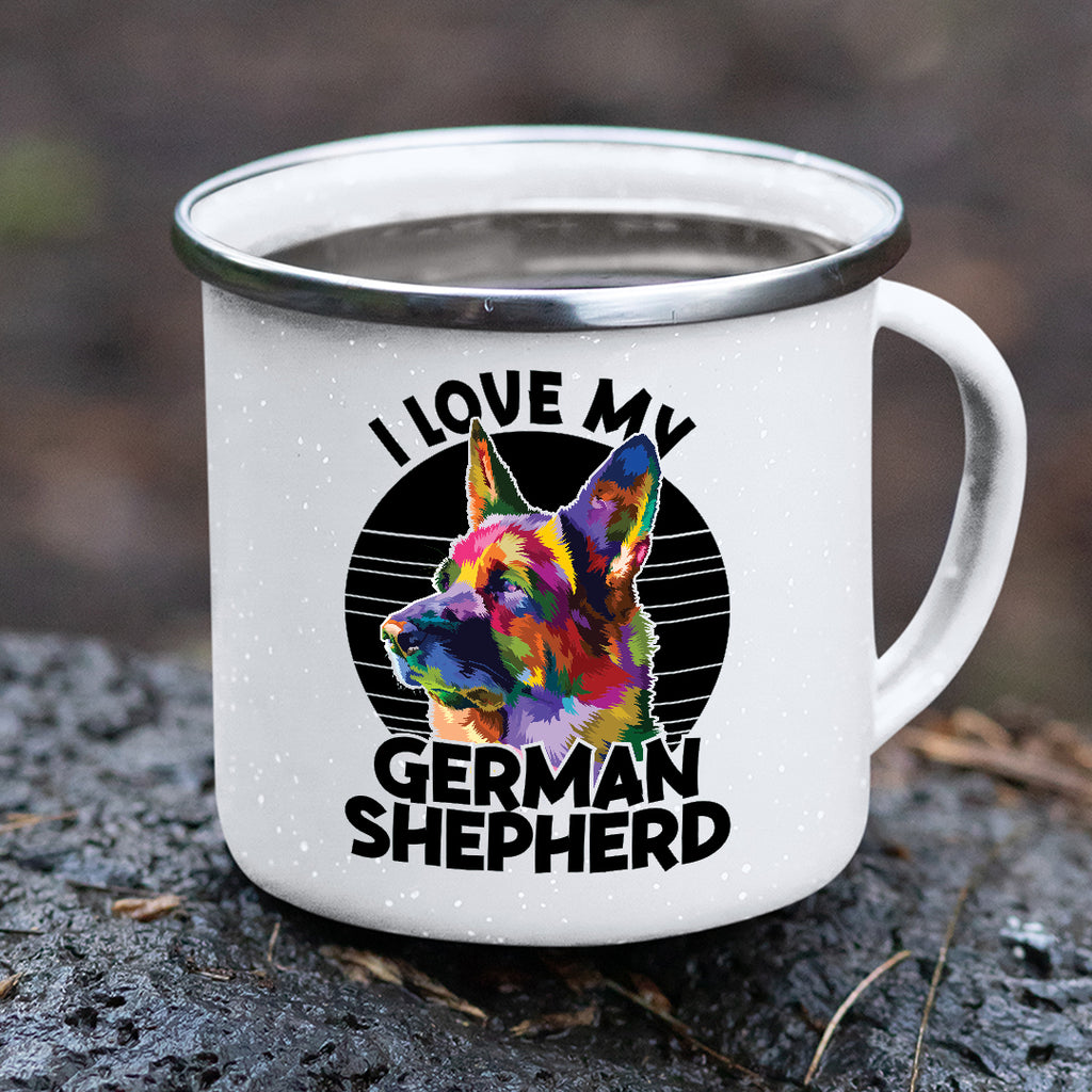 German Shepherd Stainless Steel Mug