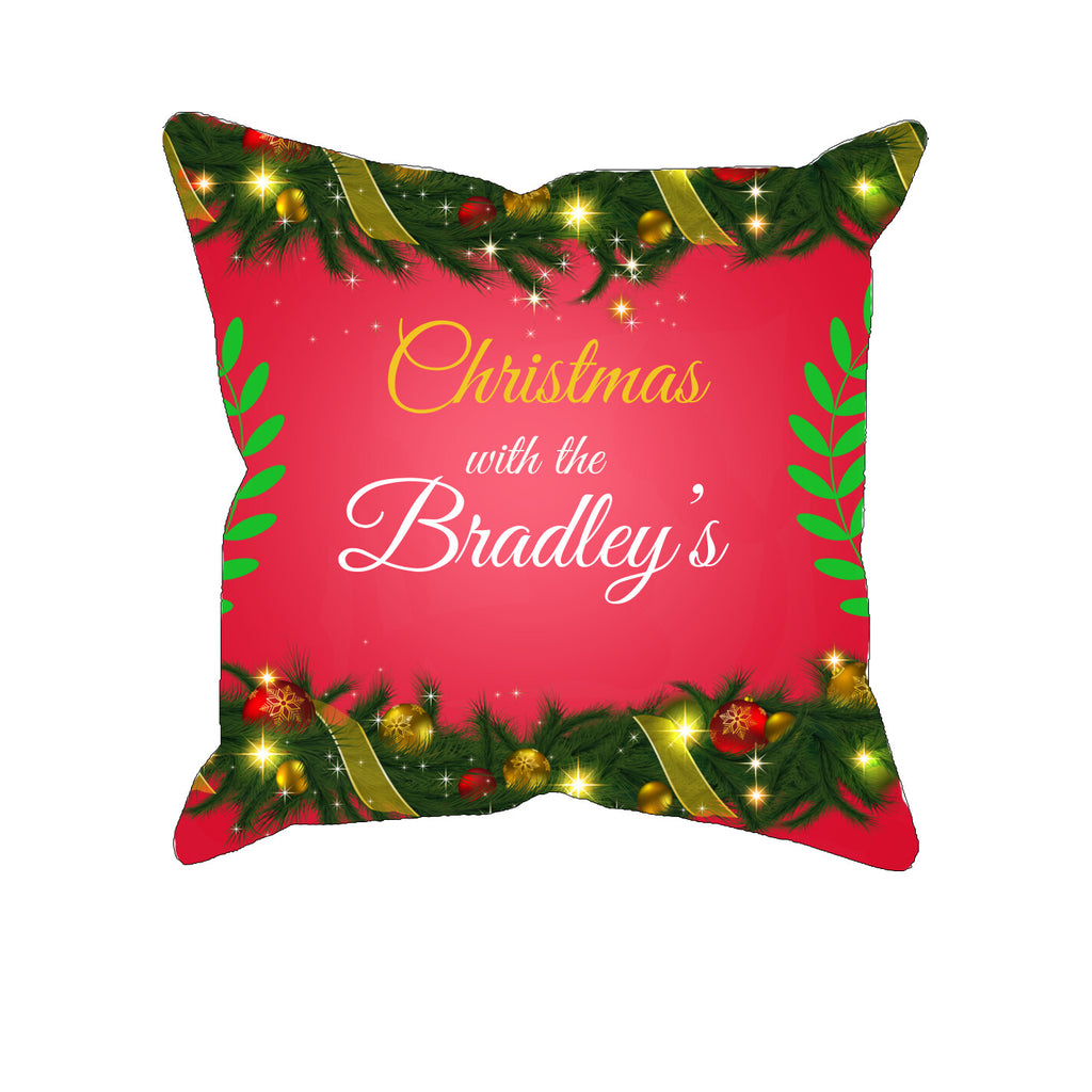 Christmas Bunting - Personalized Pillow Case