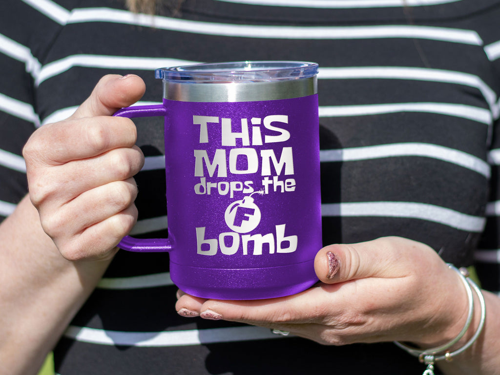 The F Bomb - Coffee Laser Etched Tumbler