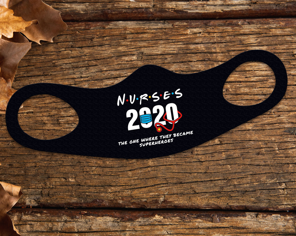 Nurses 2020 Face Mask Fitted and Personalized