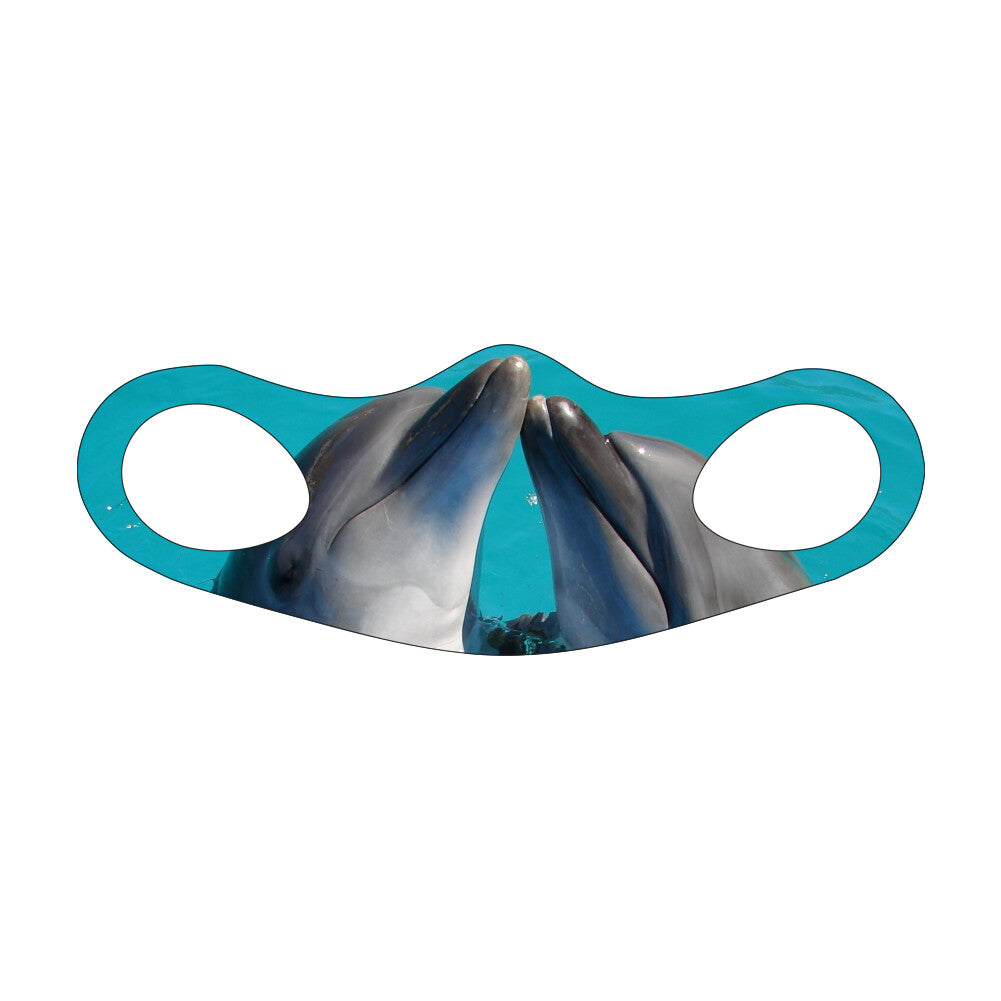 Dolphin Face Mask ~Fitted~ With All Over Print