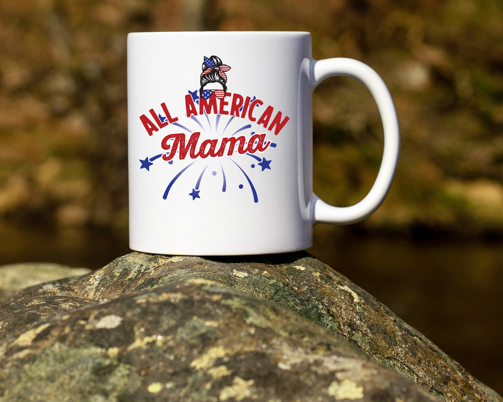 All American - White Coffee Mug