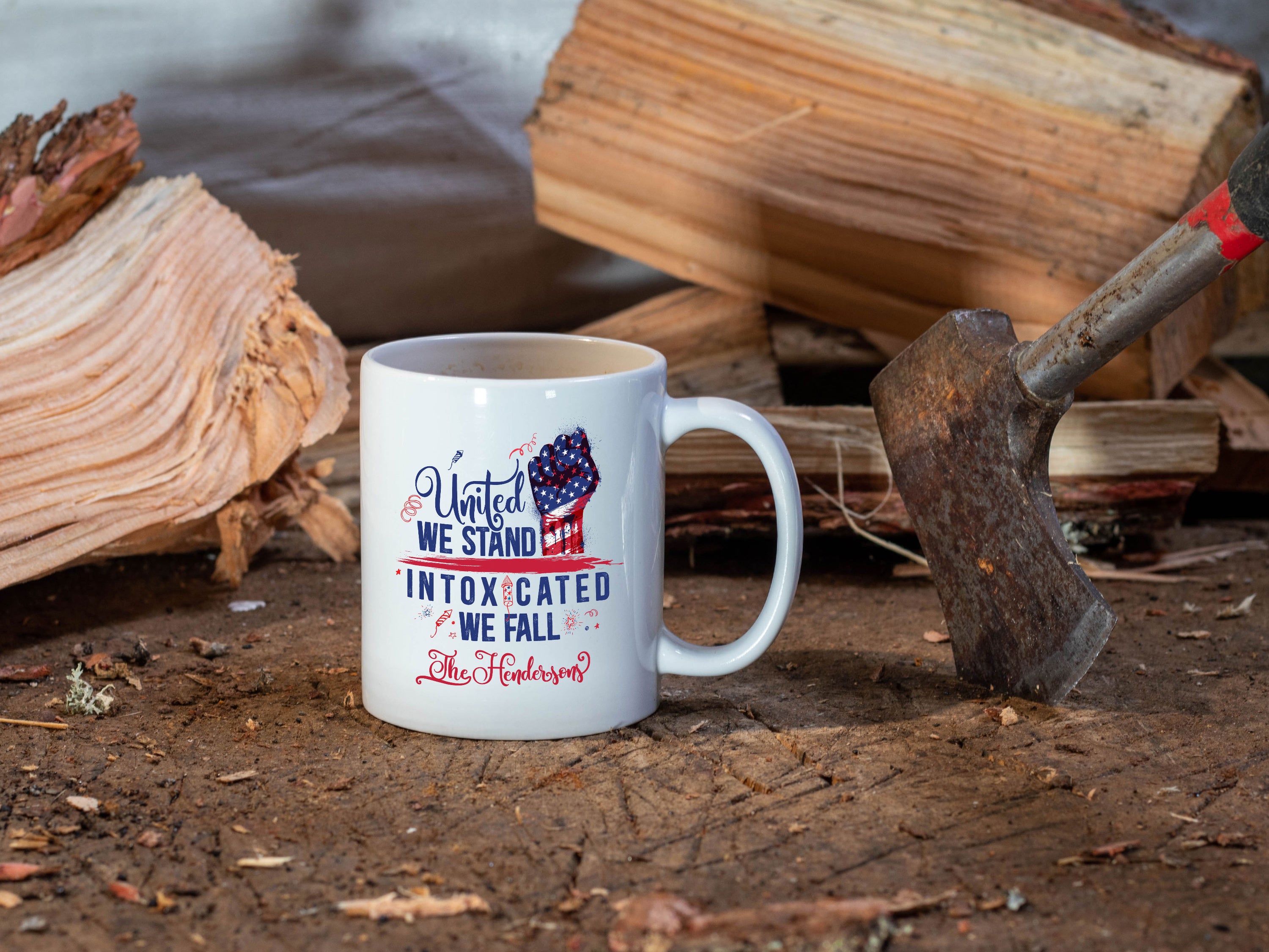 United We Stand - Personalized White Coffee Mug