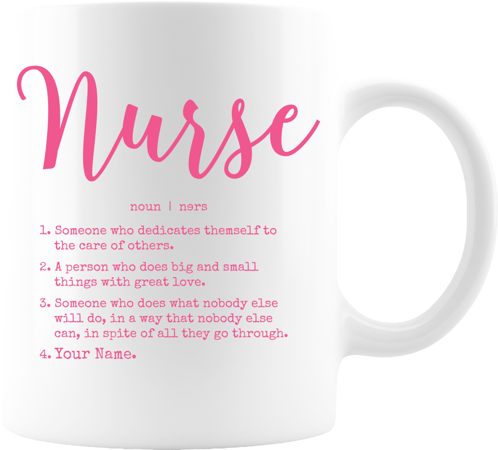 premierstash.com Nurse definition white personalized mug