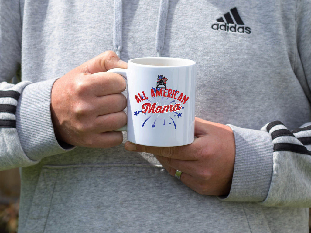 All American - White Coffee Mug