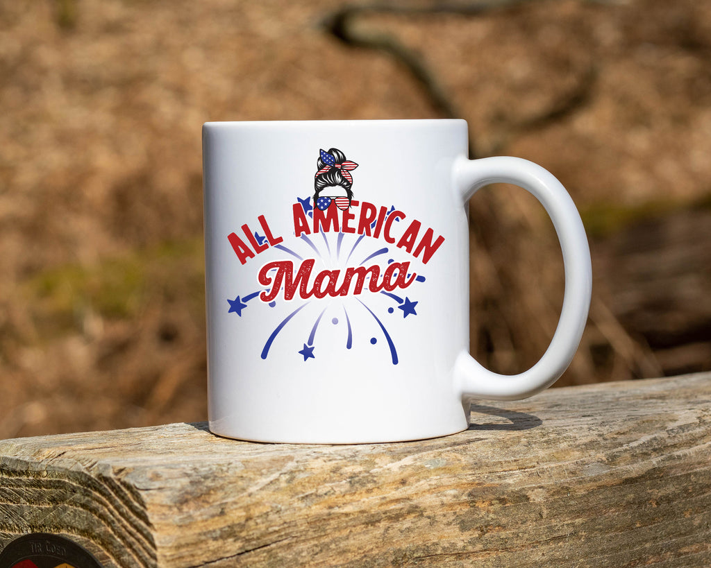 All American - White Coffee Mug